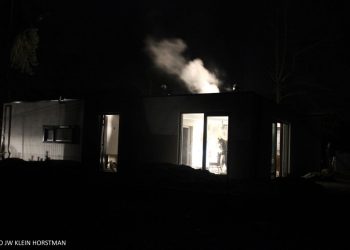 Woningbrand aan de Vianenweg brandweer 